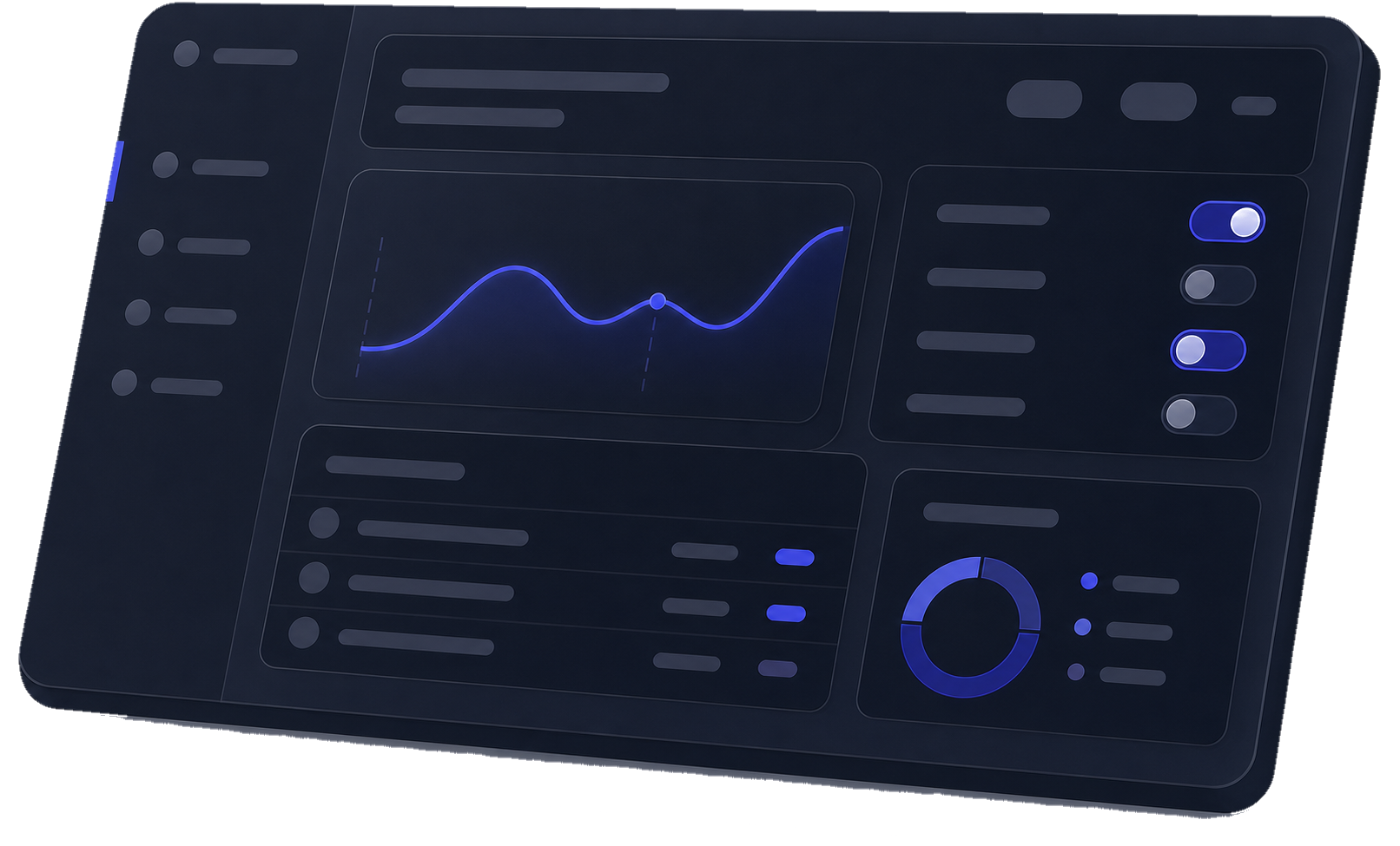 Illustration of the Charterd operations dashboard